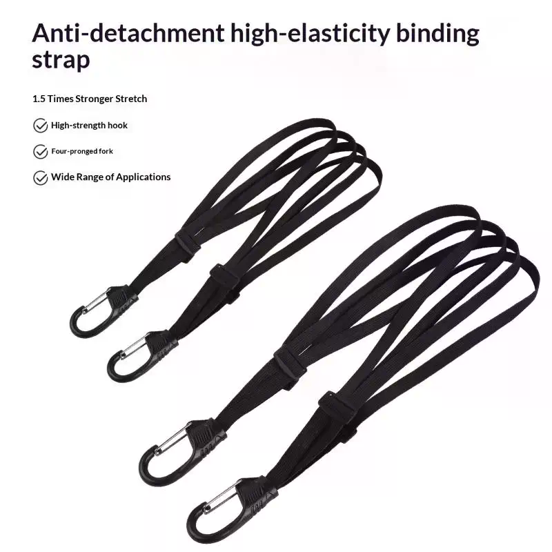 Motorcycle Gear - Motorcycle Luggage Strap Universal Elastic Suitcase