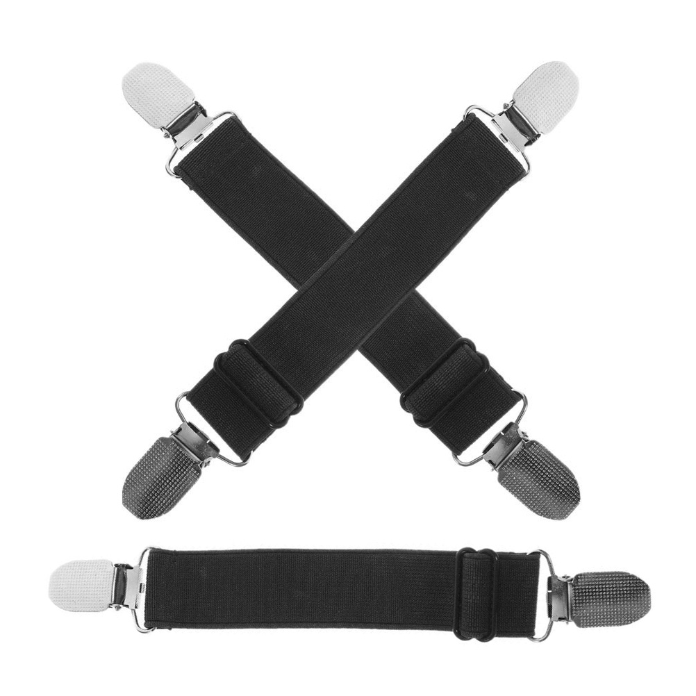 Motorcycle Gear - 3pcs Elastic Pant Clips For Boots