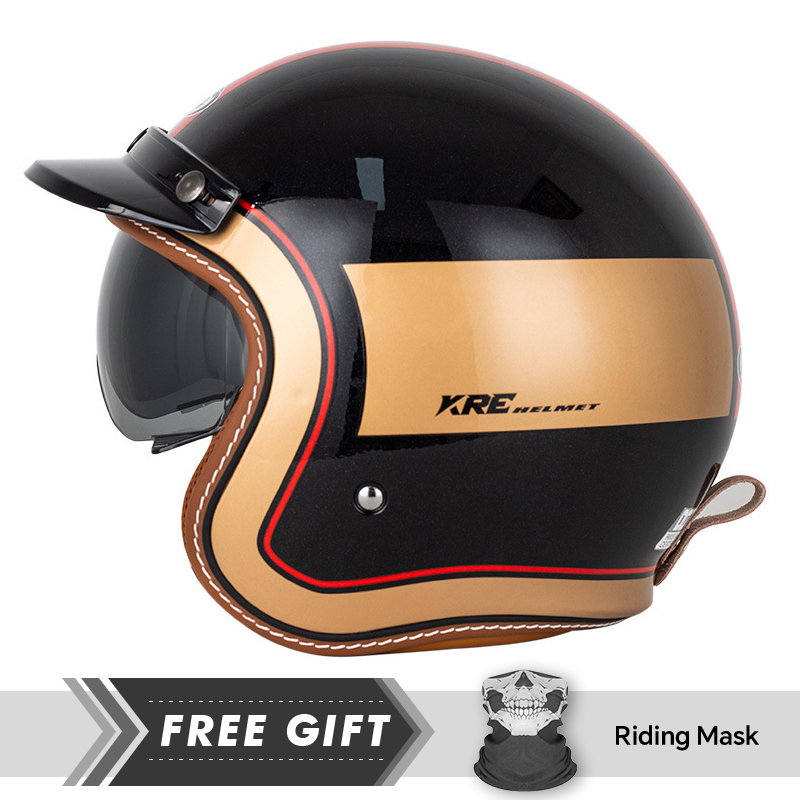 Motorcycle Gear In Store - SOMAN Open Face Motorcycle Helmet ECE