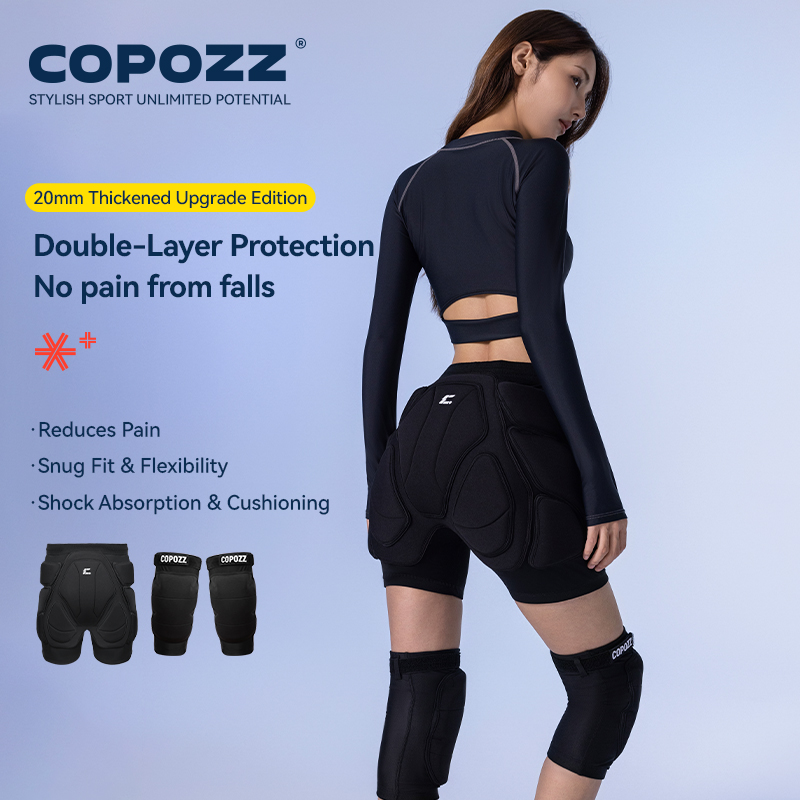 COPOZZ Upgraded Ski Knee Pads  - đánh giá và giá Motorcycle Gear