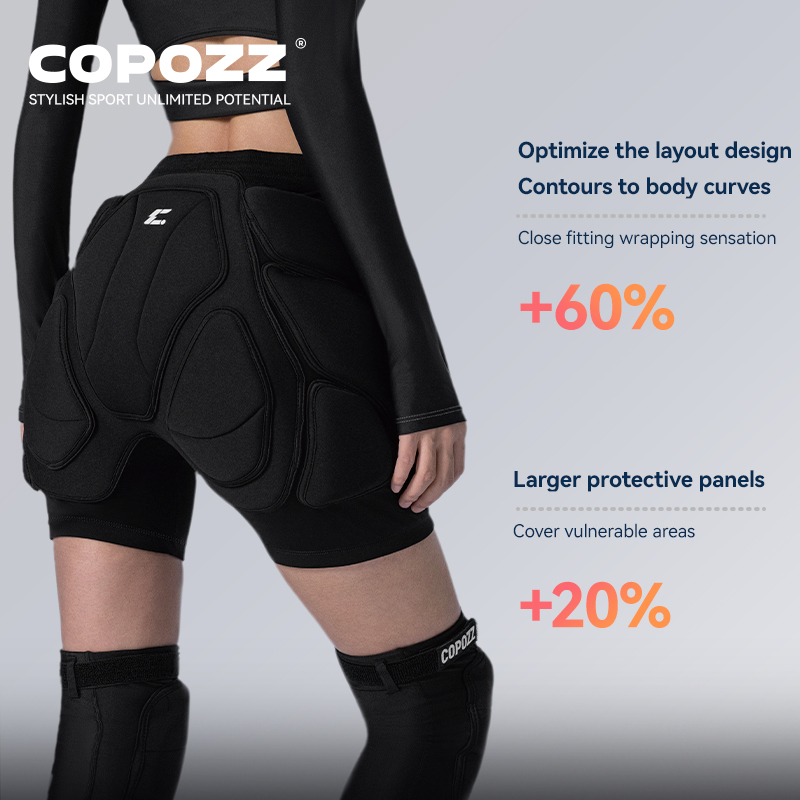 COPOZZ Upgraded Ski Knee Pads  - đánh giá và giá Motorcycle Gear