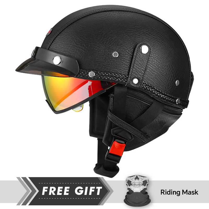 DOT Approved Men Women Half Fa - đánh giá và giá Motorcycle Gear In Store